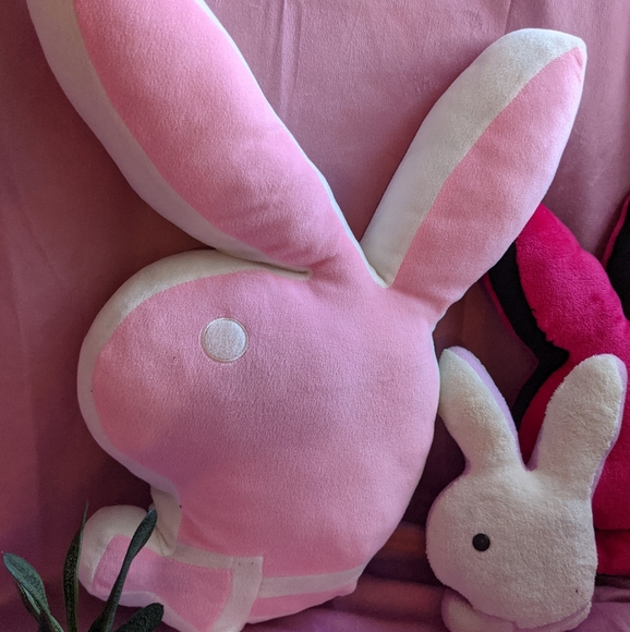 playboy bunny pillow pink